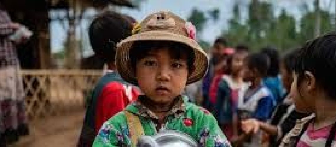 10 APRIL 2024 - FOTO VERGETEN HUMANITAIRE HULP MYANMAR