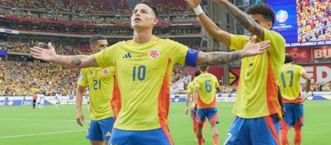 11 JULI 2024 -FOTO COLOMBIA SPEELT FINALE TEGEN ARGENTINIE