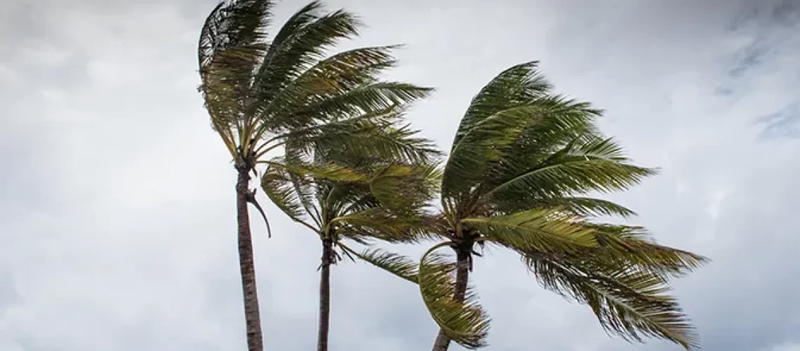 5 OKT 2023 - FOTO TROPISCHE STORM PHILIPPE IN BARBUDA