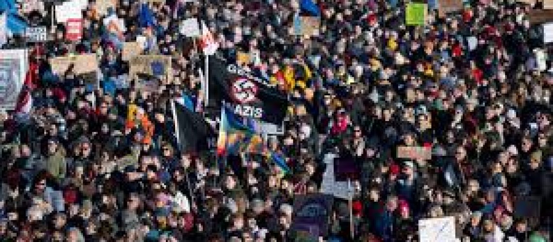 9 FEB 2025 - FOTO GROTE DEMONSTRATIE MUNCHEN