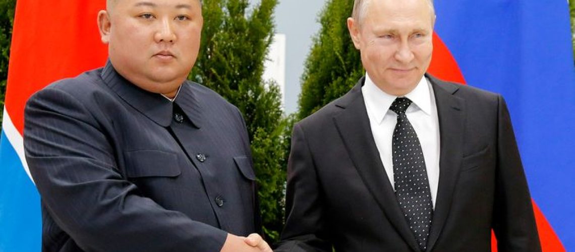 Foto Kim Jong-Un en Putin